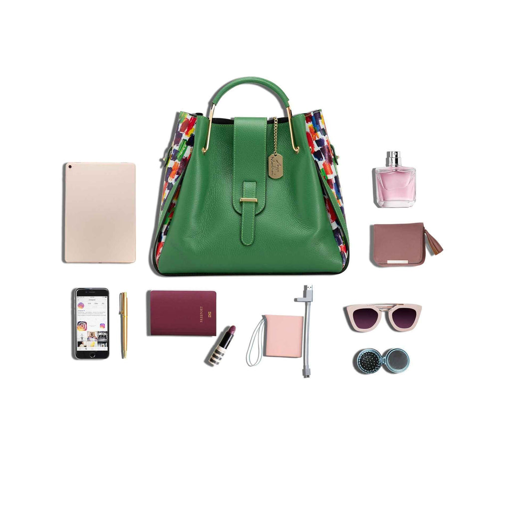Anna Signature #016- WB390812-GREEN+WHITE
