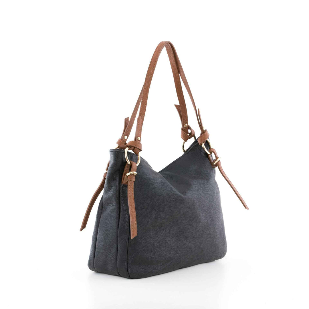 Gilda - WB390818-BLACK+COGNAC (D28+D17)