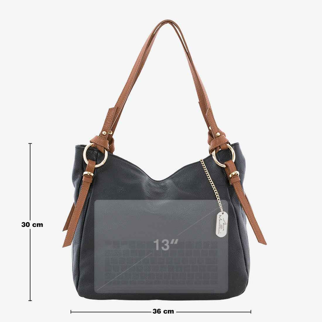 Gilda - WB390818-BLACK+COGNAC (D28+D17)