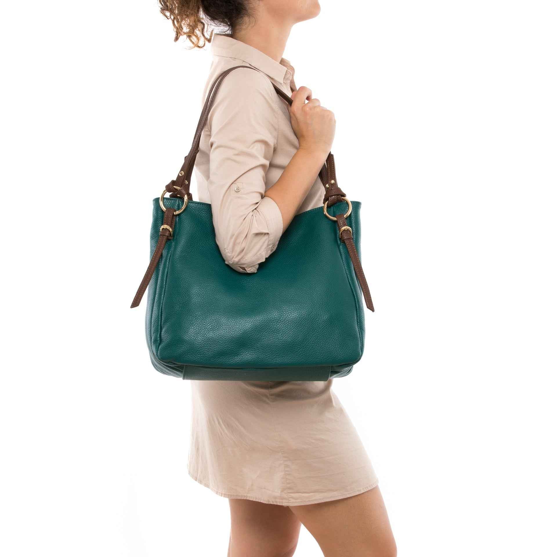 Gilda - WB390818-VERDE+BROWN (D91+D21)