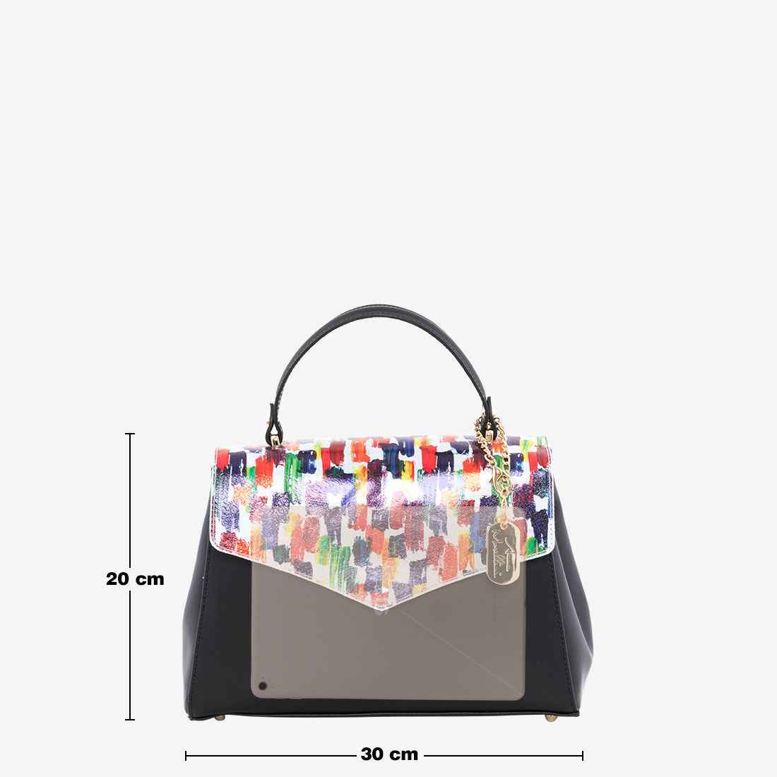 Anna Signature #017 - WB390822-BLACK (L218)+MULTIBRGHT WHITE