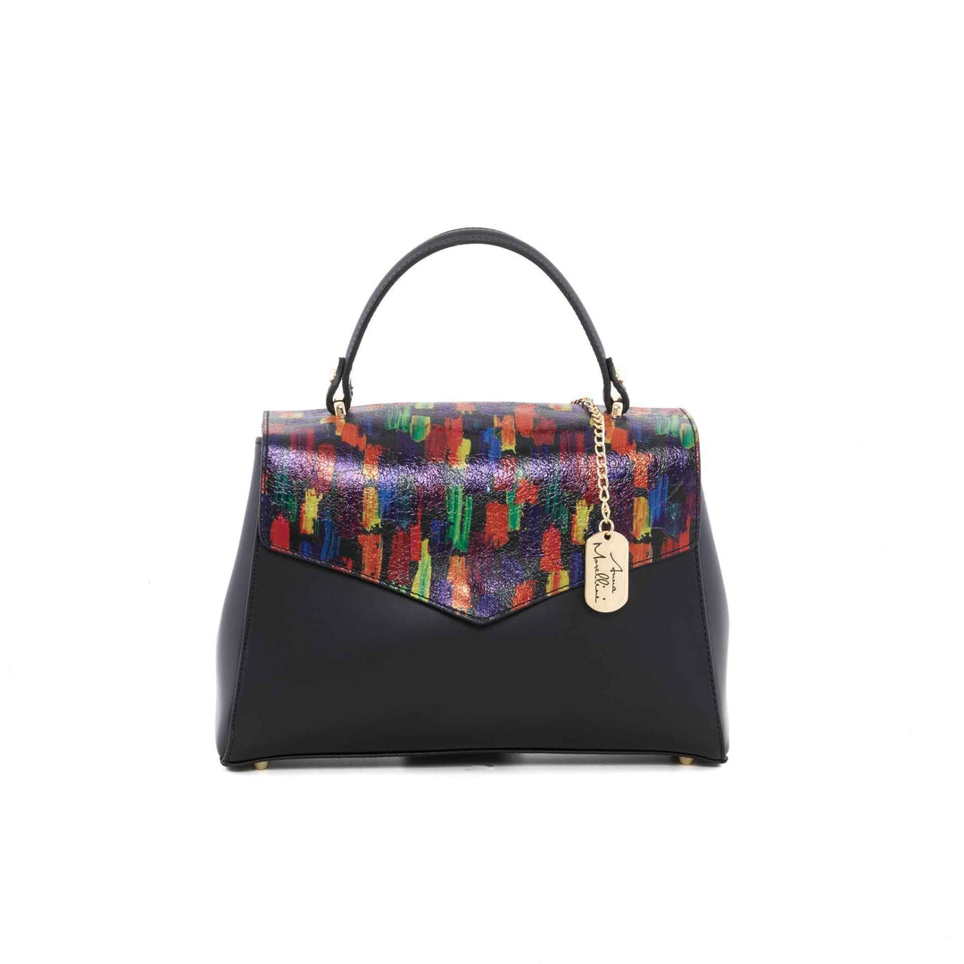 Anna Signature #018 - WB390823-BLACK (L218)+MULTIBRGHT BLACK