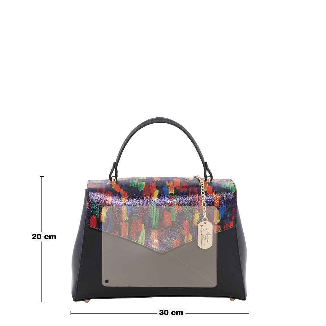 Anna Signature #018 - WB390823-BLACK (L218)+MULTIBRGHT BLACK