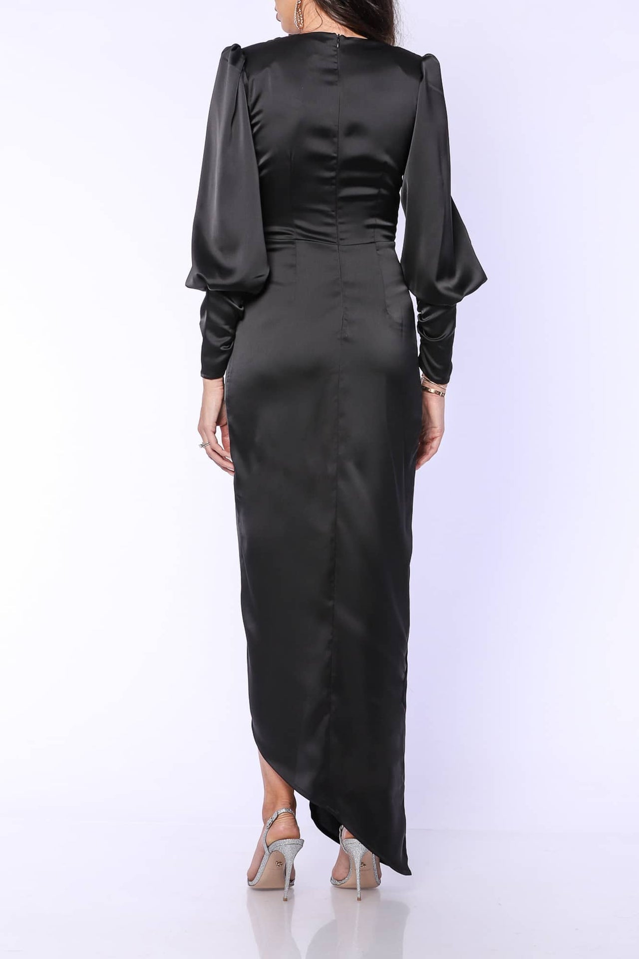 YVN GALA SATIN MAXI DRESS