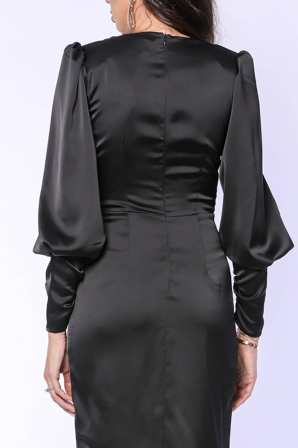 YVN GALA SATIN MAXI DRESS