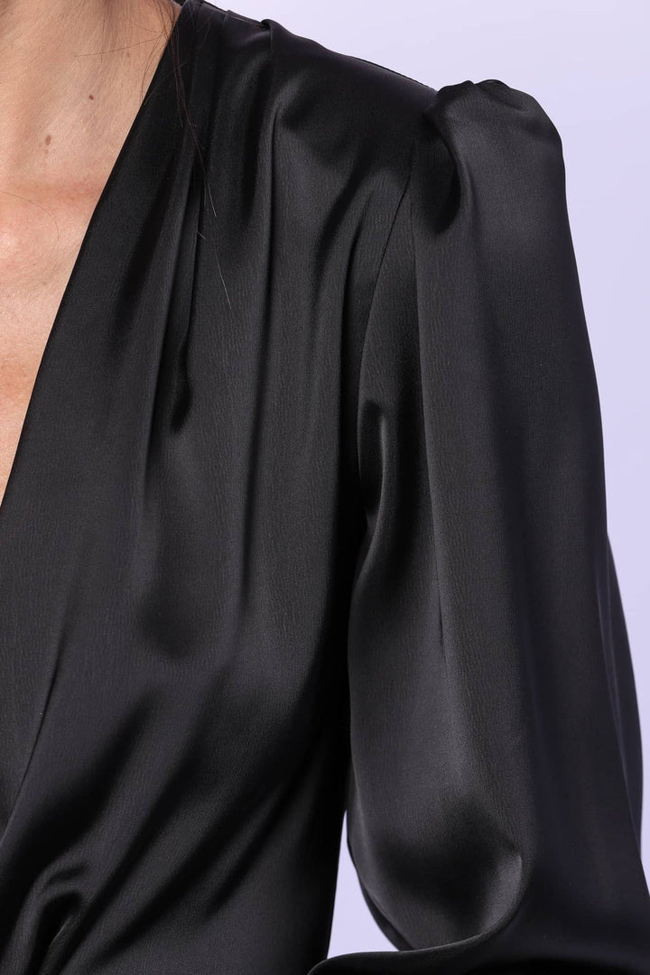 YVN GALA SATIN MAXI DRESS - Fashion Roots