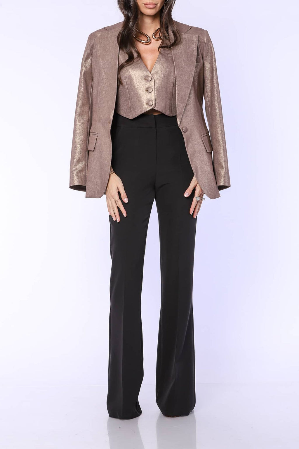 YVN ESSENTIAL FLARED PANTS