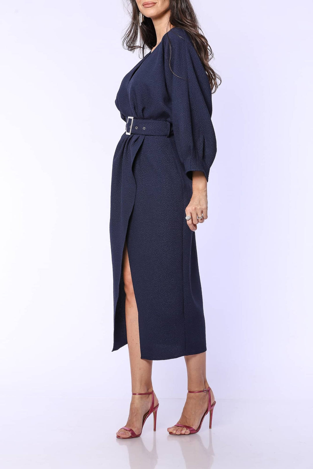 YVN CLASSY ELEGANCE MIDI DRESS - Fashion Roots