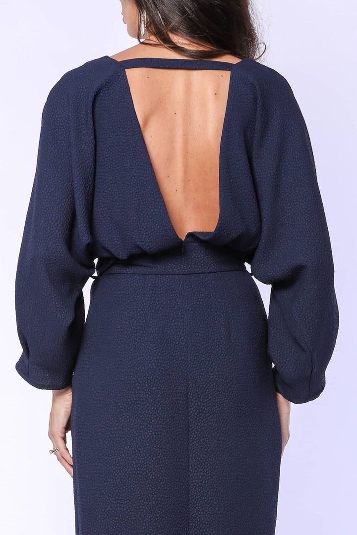 YVN CLASSY ELEGANCE MIDI DRESS - Fashion Roots