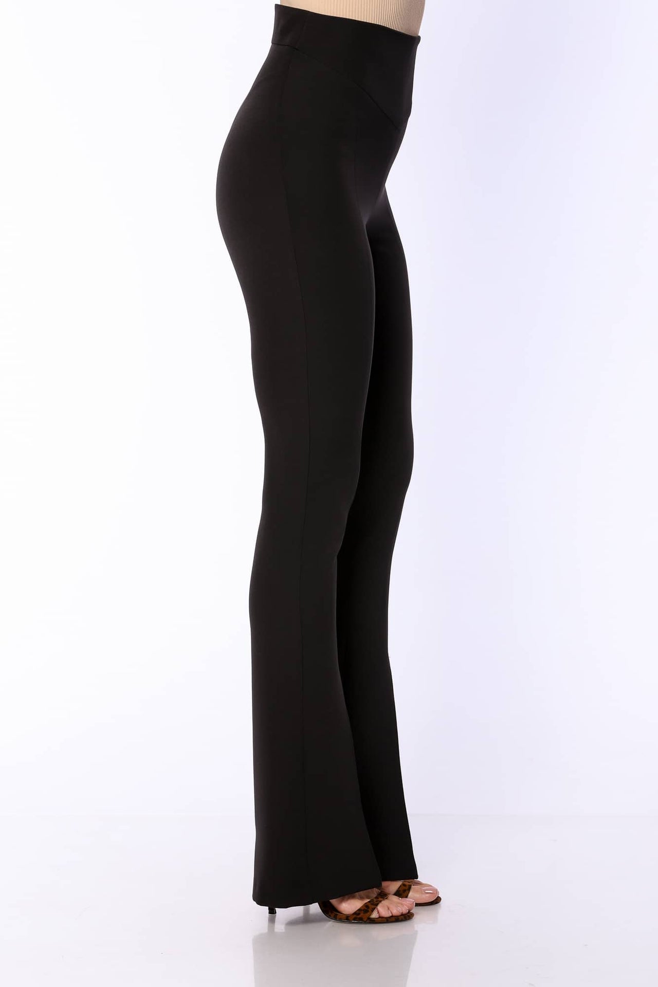 YVN FRONT SLIT FLARED PANTS
