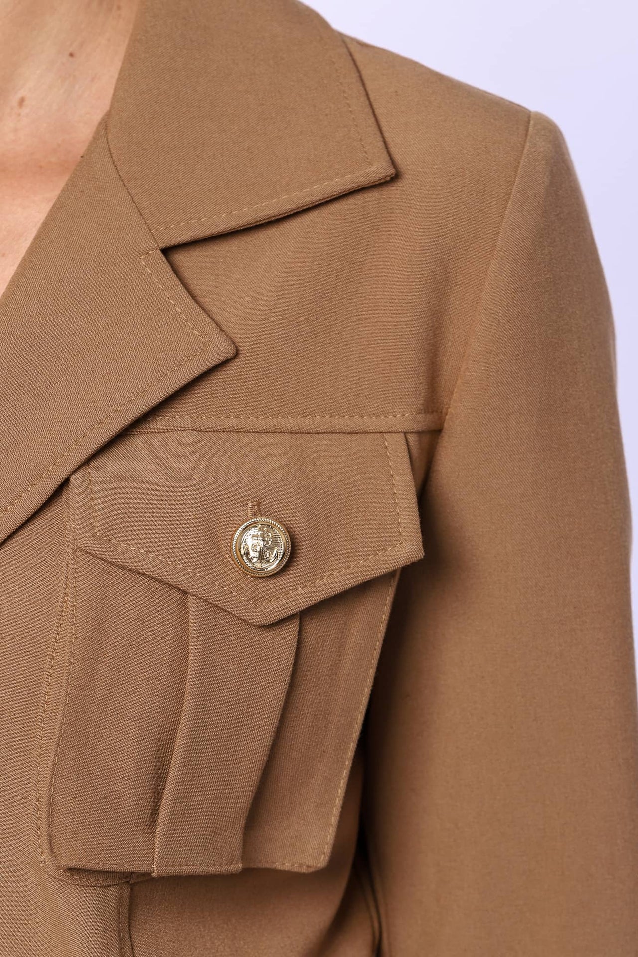 YVN BELTED BUTTON-UP DRESS