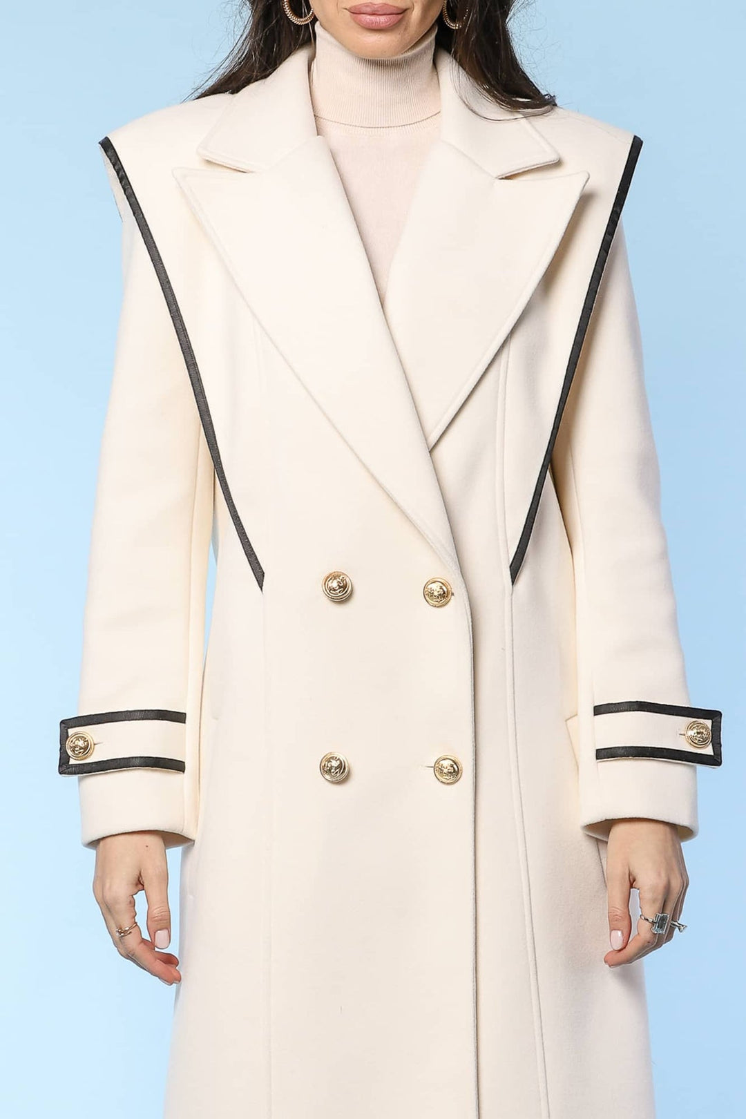 YVN POWER STATEMENT LONG COAT - Fashion Roots
