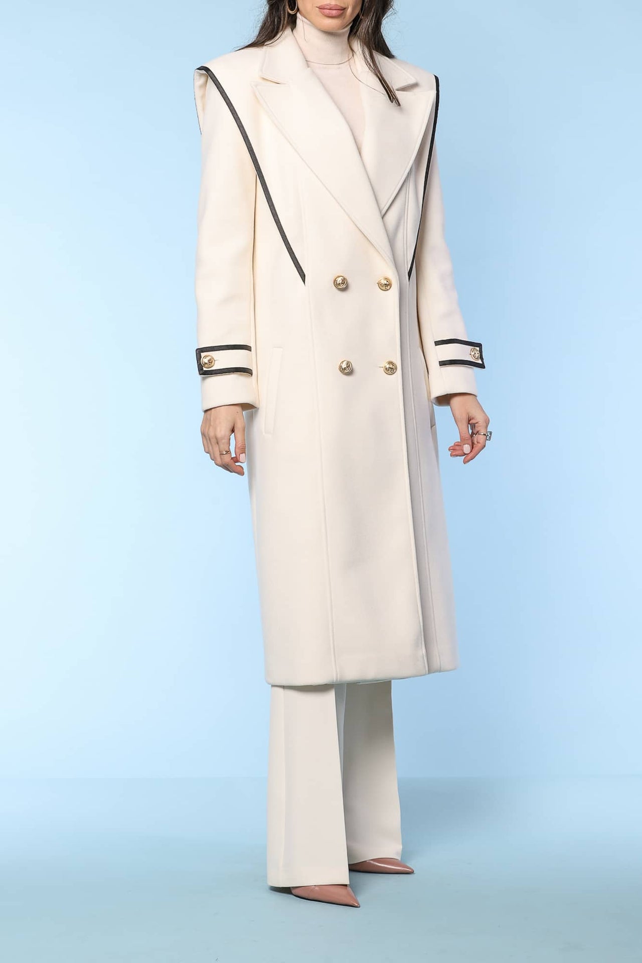 MANTEAU LONG YVN POWER STATEMENT