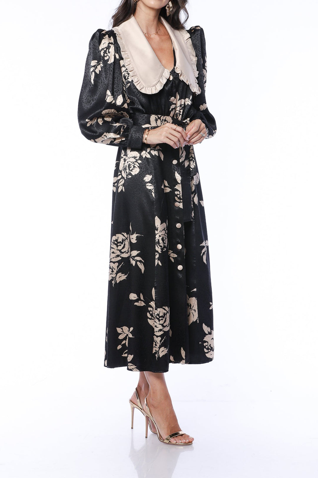 YVN FALL MOSS MIDI DRESS - Fashion Roots