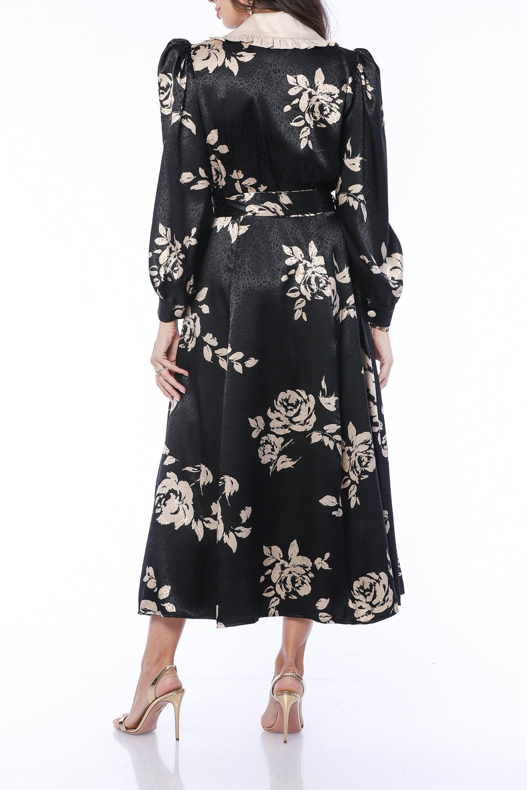 YVN FALL MOSS MIDI DRESS - Fashion Roots