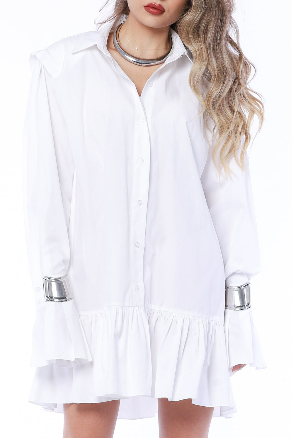 YVN MINI DRSS-SHIRT WITH PUFFED SLEEVES