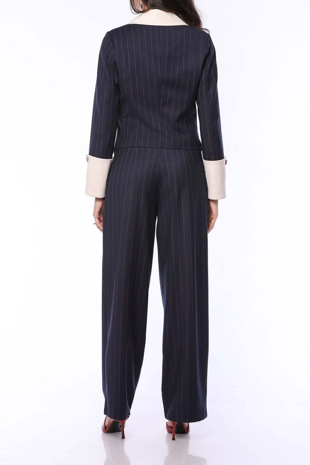 YVN TWILIHT GROWN BLAZER WITH POINTED COLLAR