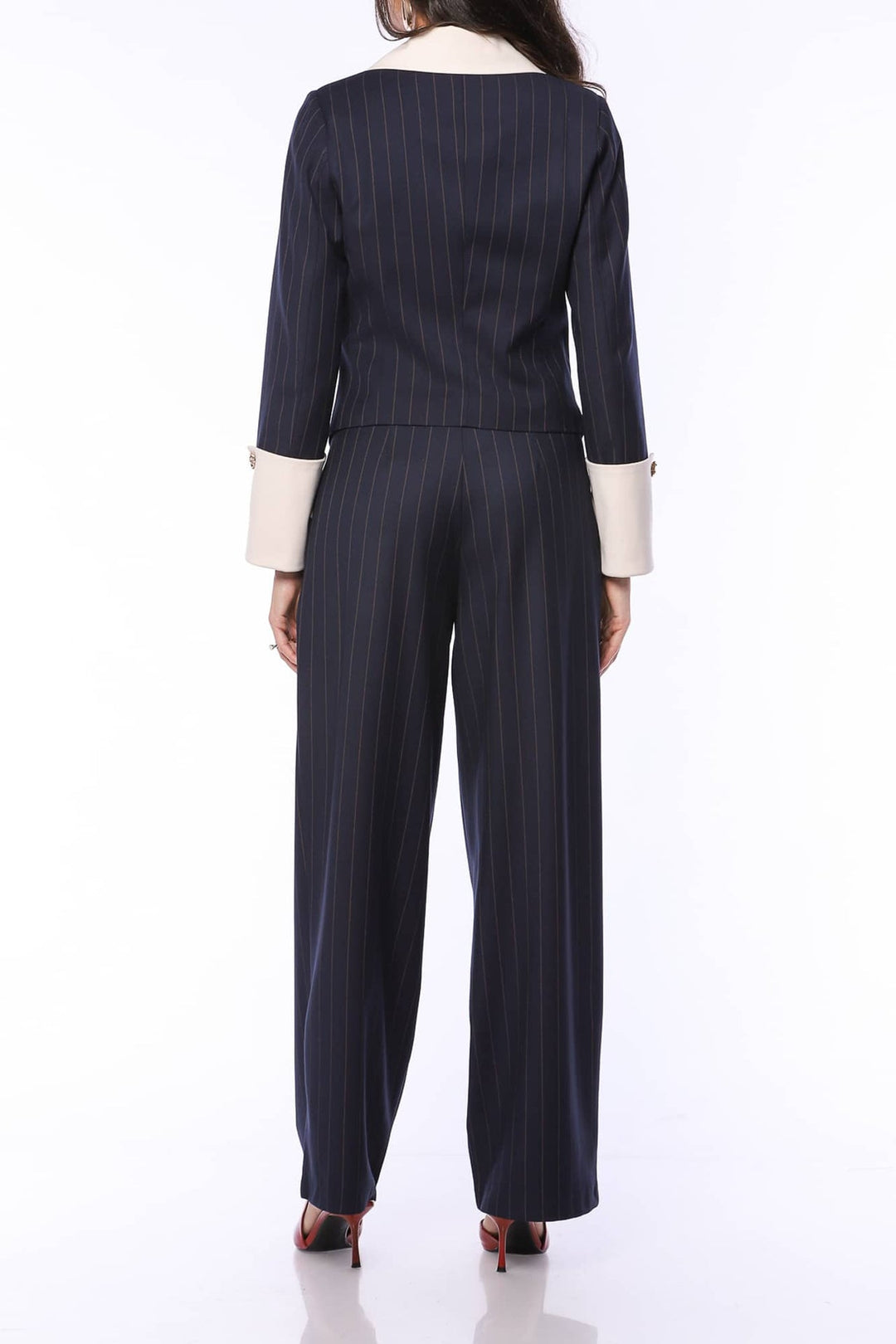 YVN TWILIHT GROWN BLAZER WITH POINTED COLLAR - Fashion Roots