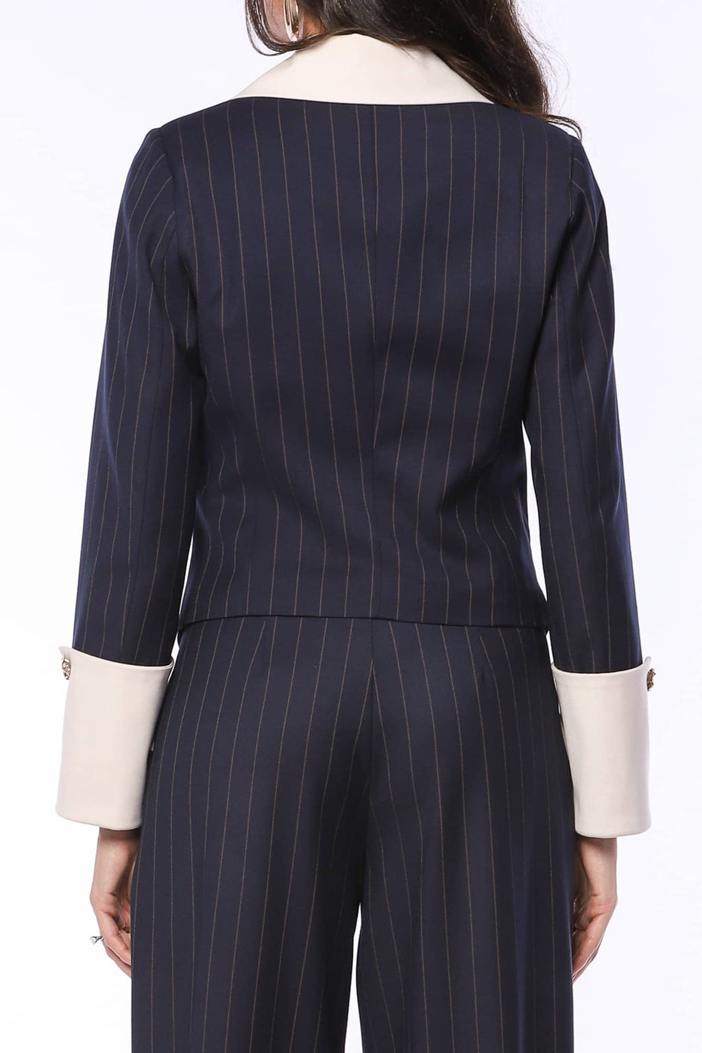 YVN TWILIHT GROWN BLAZER WITH POINTED COLLAR