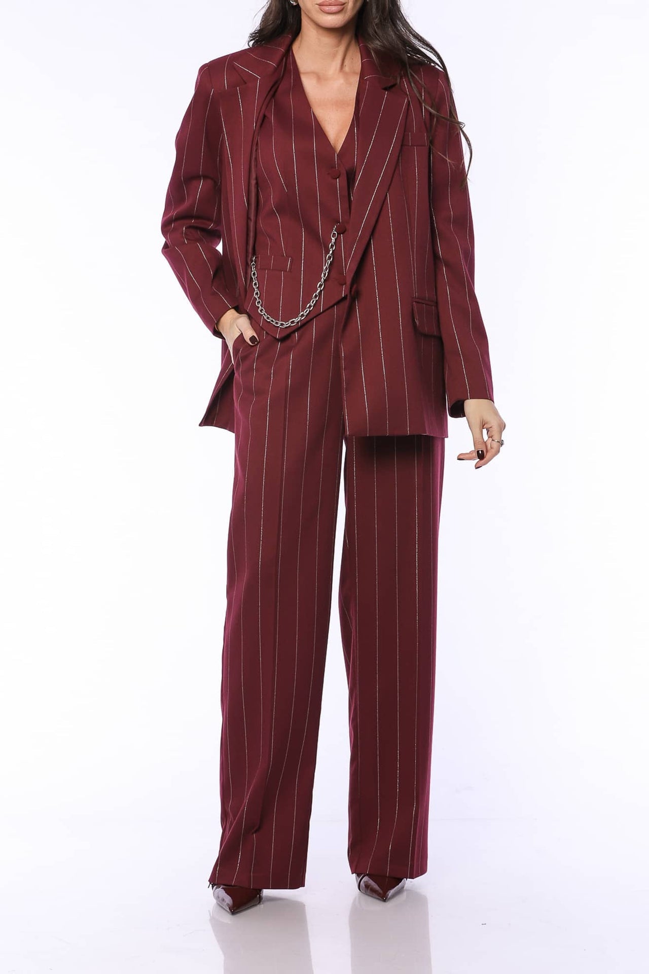 Blazer surdimensionné YVN Boss Babe