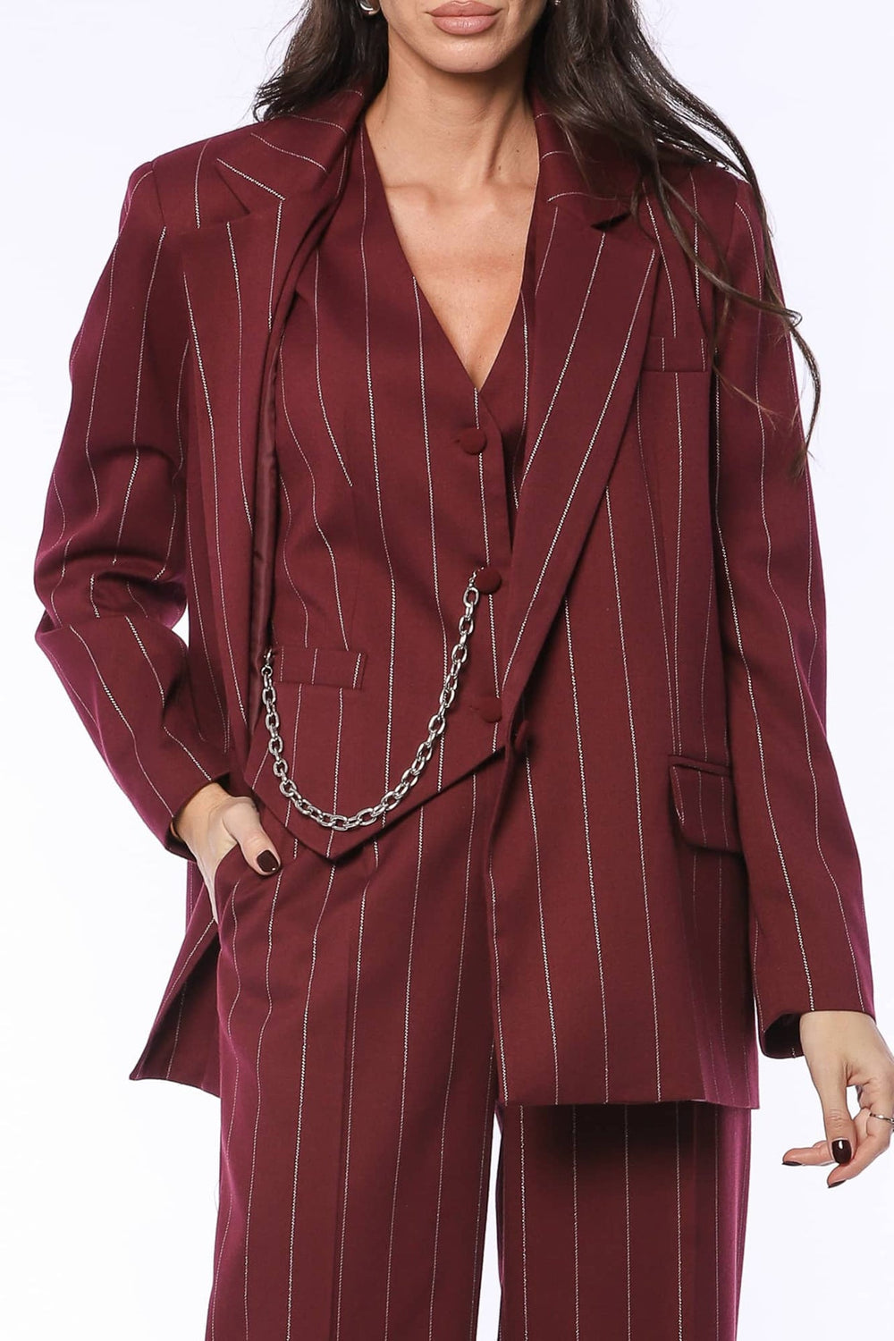 YVN Boss Babe Oversized Blazer - Fashion Roots