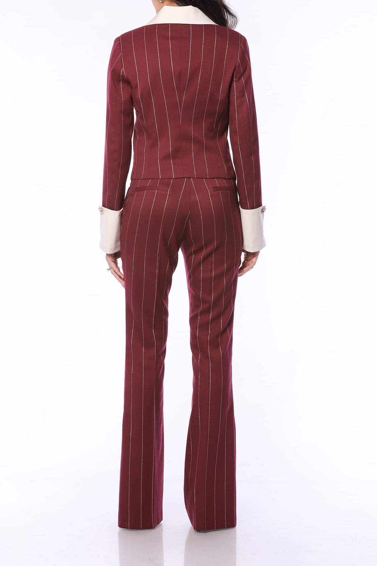 YVN Power Move Striped Blazer