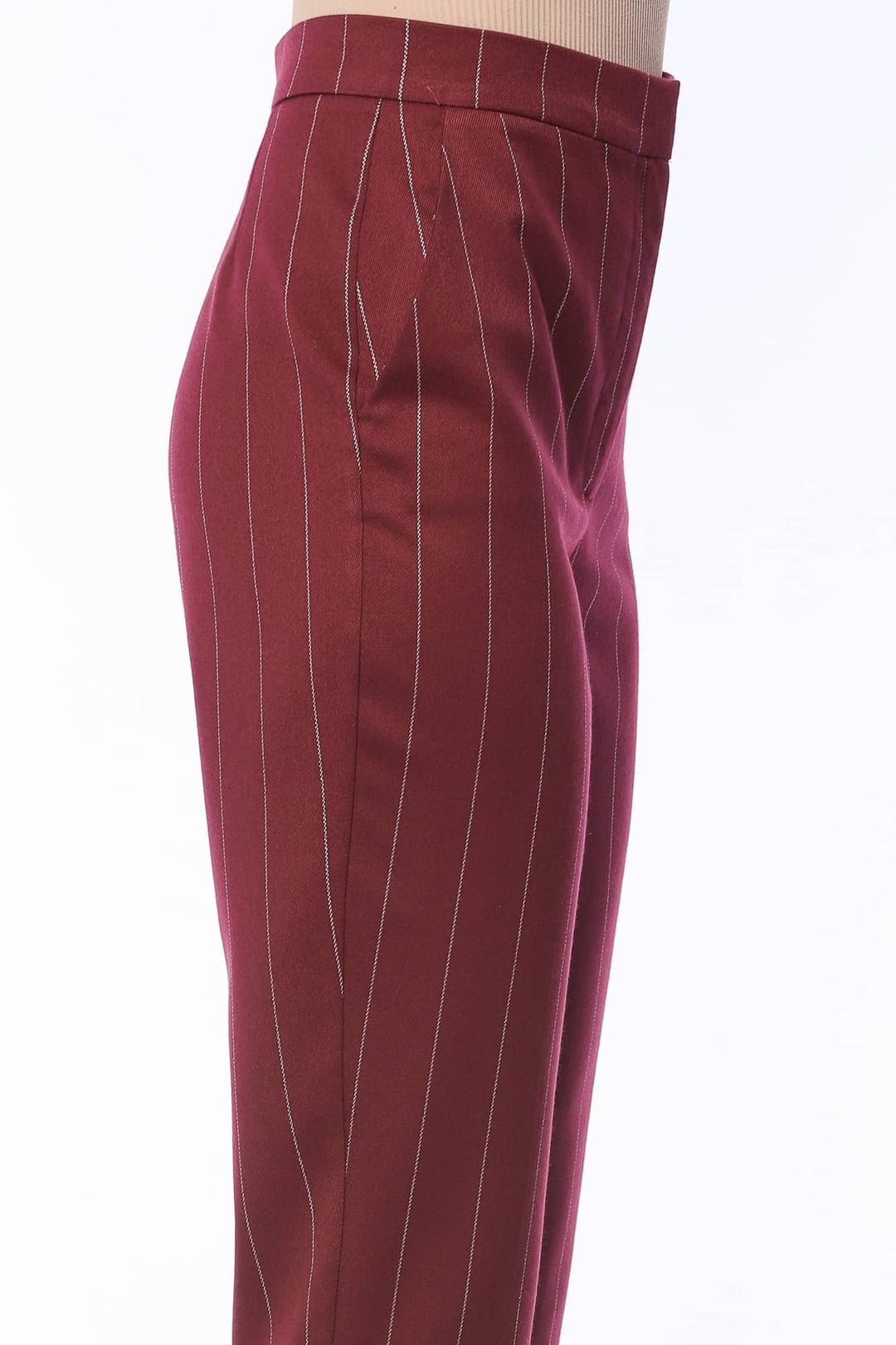 Sophisticated Straight Striped Pants - Fashion Roots