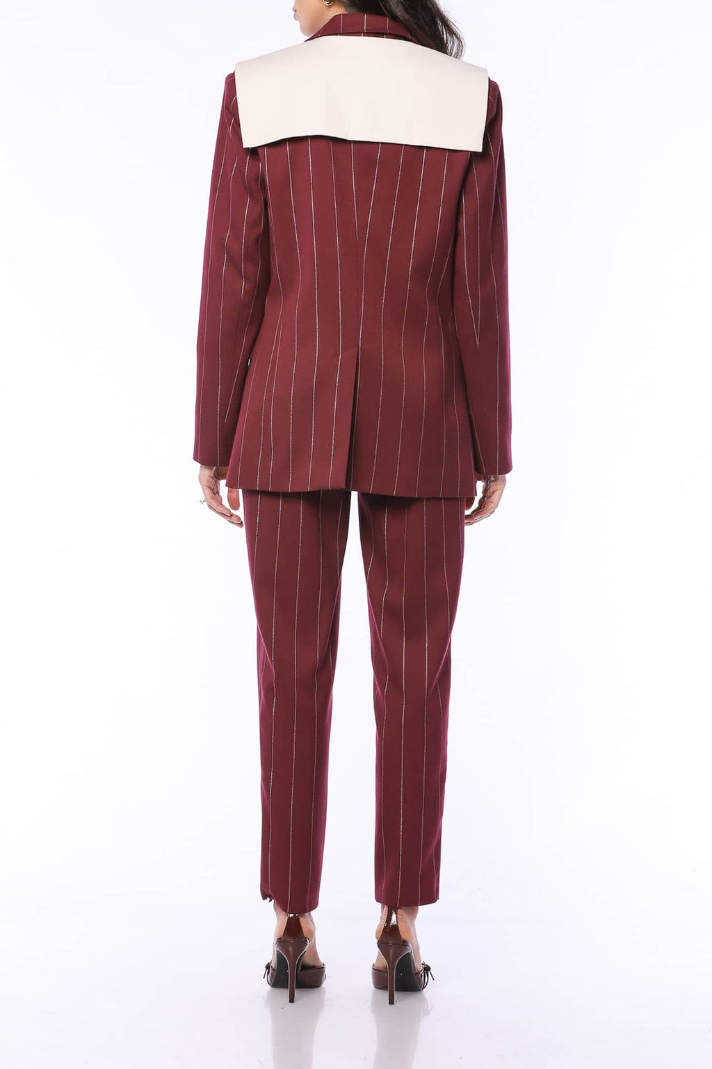 YVN Bold Pinstripe Blazer