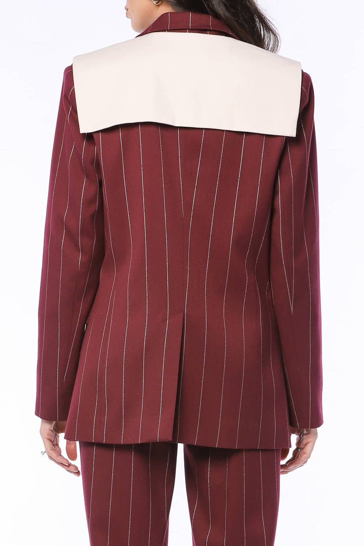 YVN Bold Pinstripe Blazer - Fashion Roots
