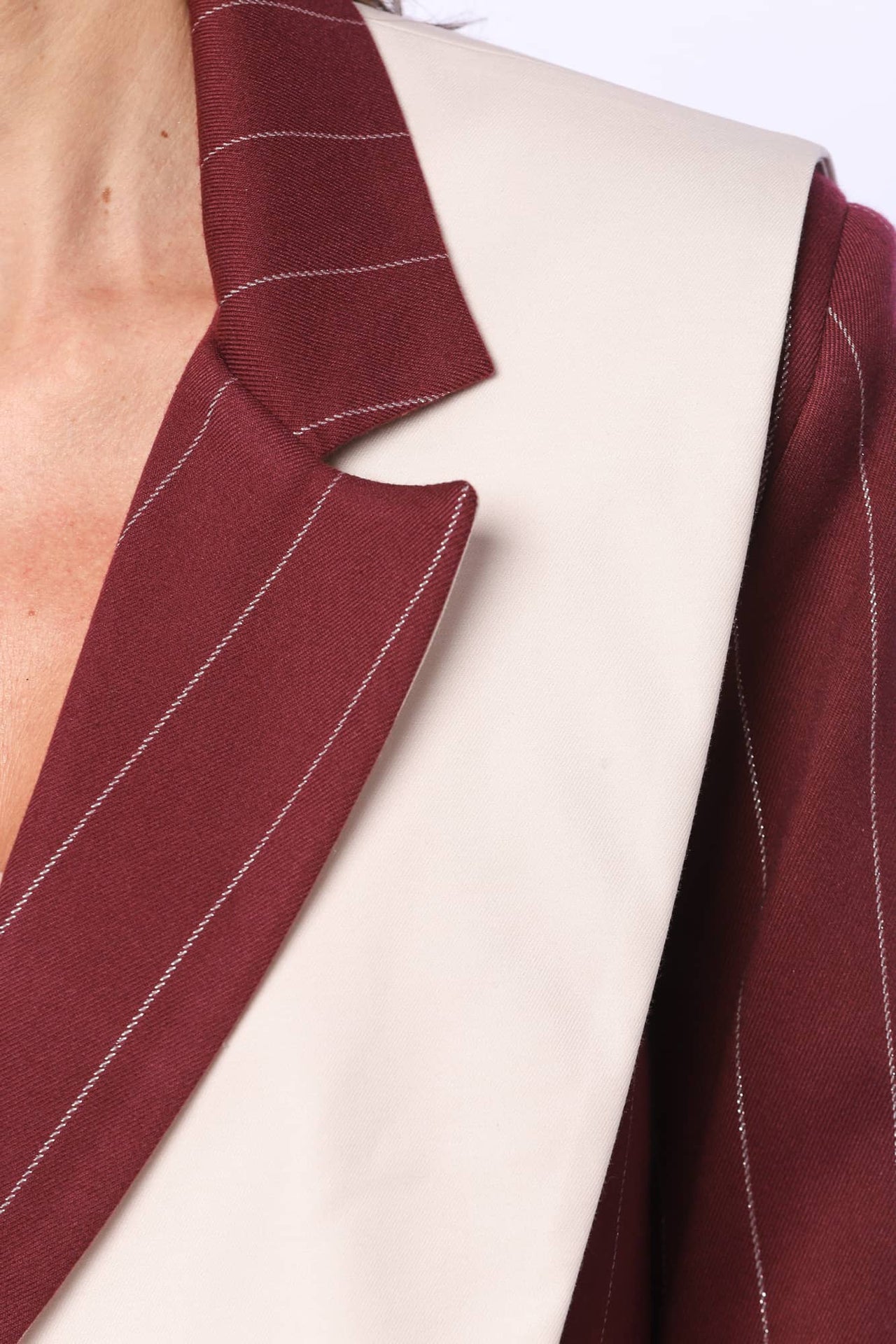 YVN Bold Pinstripe Blazer