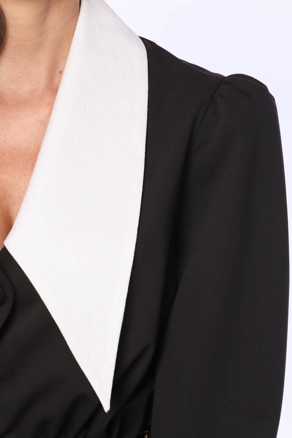 YVN Collared Retro Romance Midi Dress