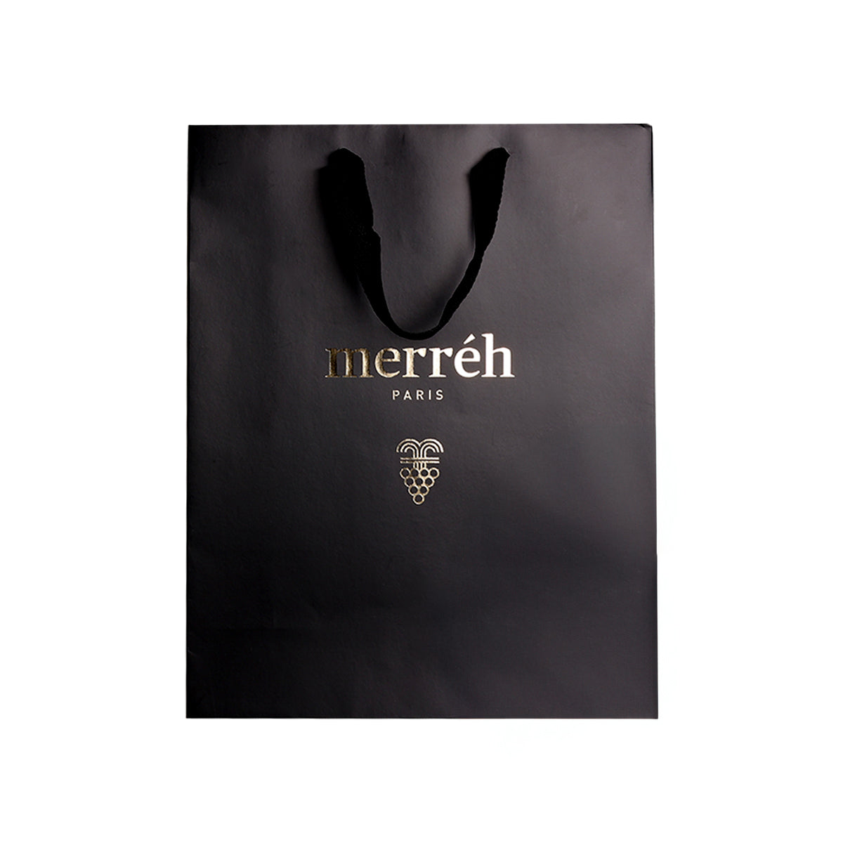 Черна подаръчна чанта с логото на Merréh Paris