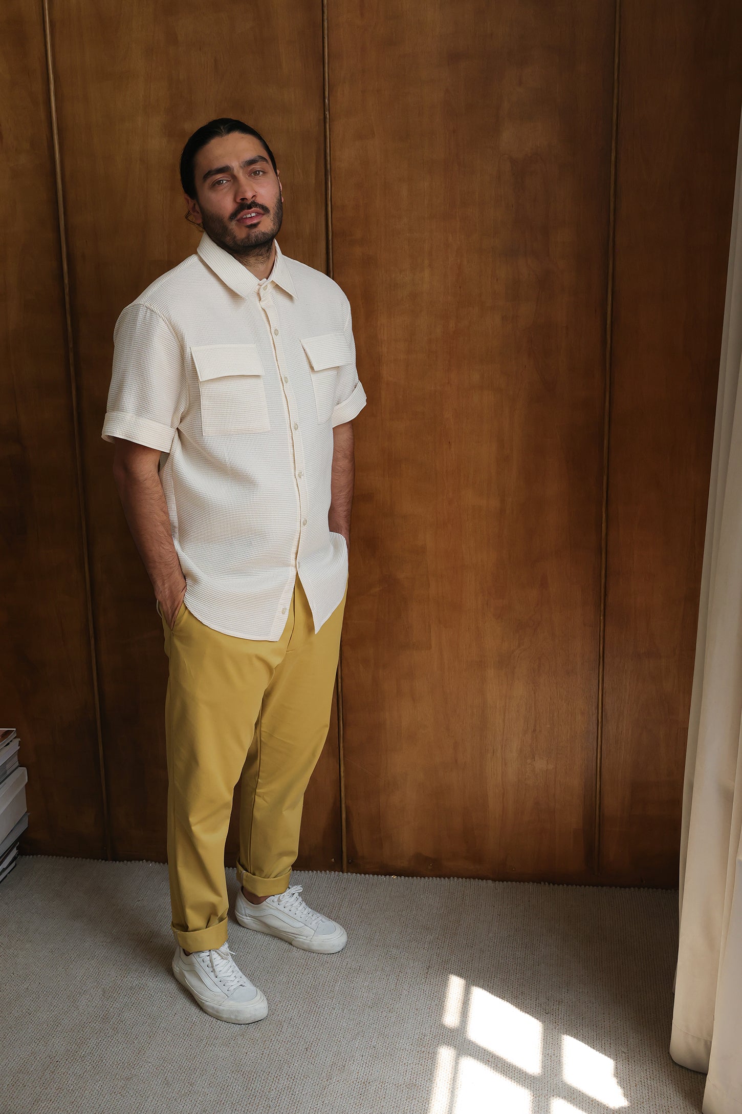 GENE - Miel  Jude Cotton Trousers