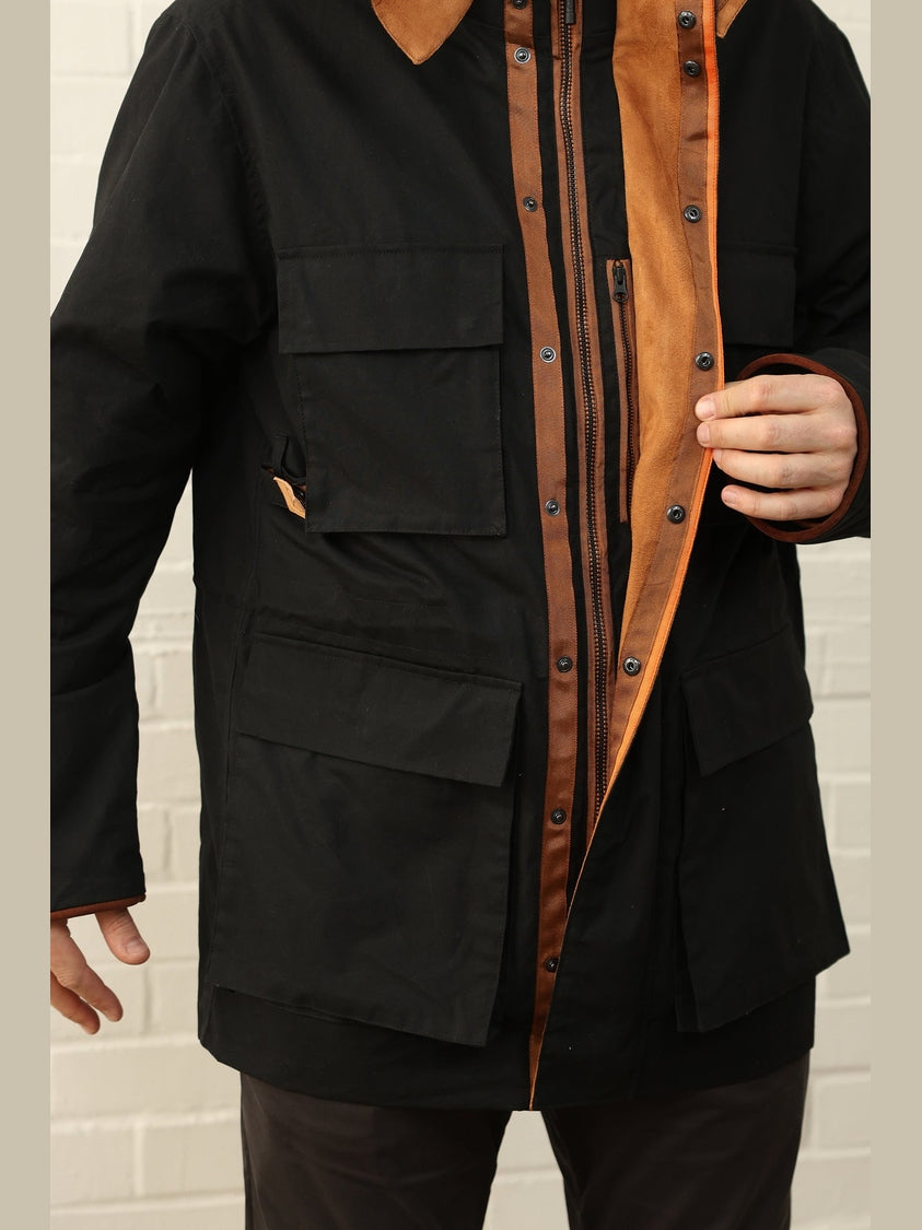 GENE - Hawthorn Parka in black