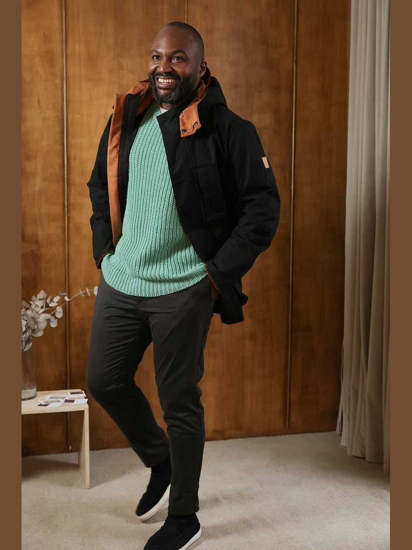 GENE - Hawthorn Parka in black - Fashion Roots