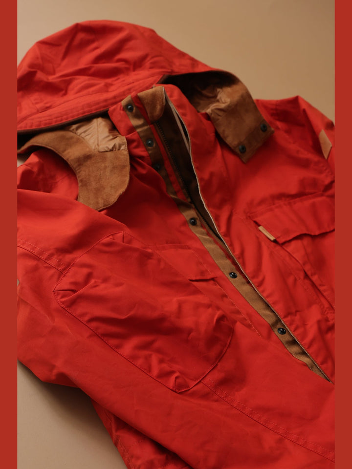 GENE - The Hawthorn Parka in burnt orange - Fashion Roots