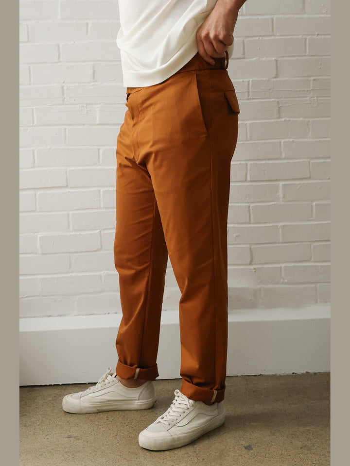GENE - Amber Jude Cotton Trousers - Fashion Roots