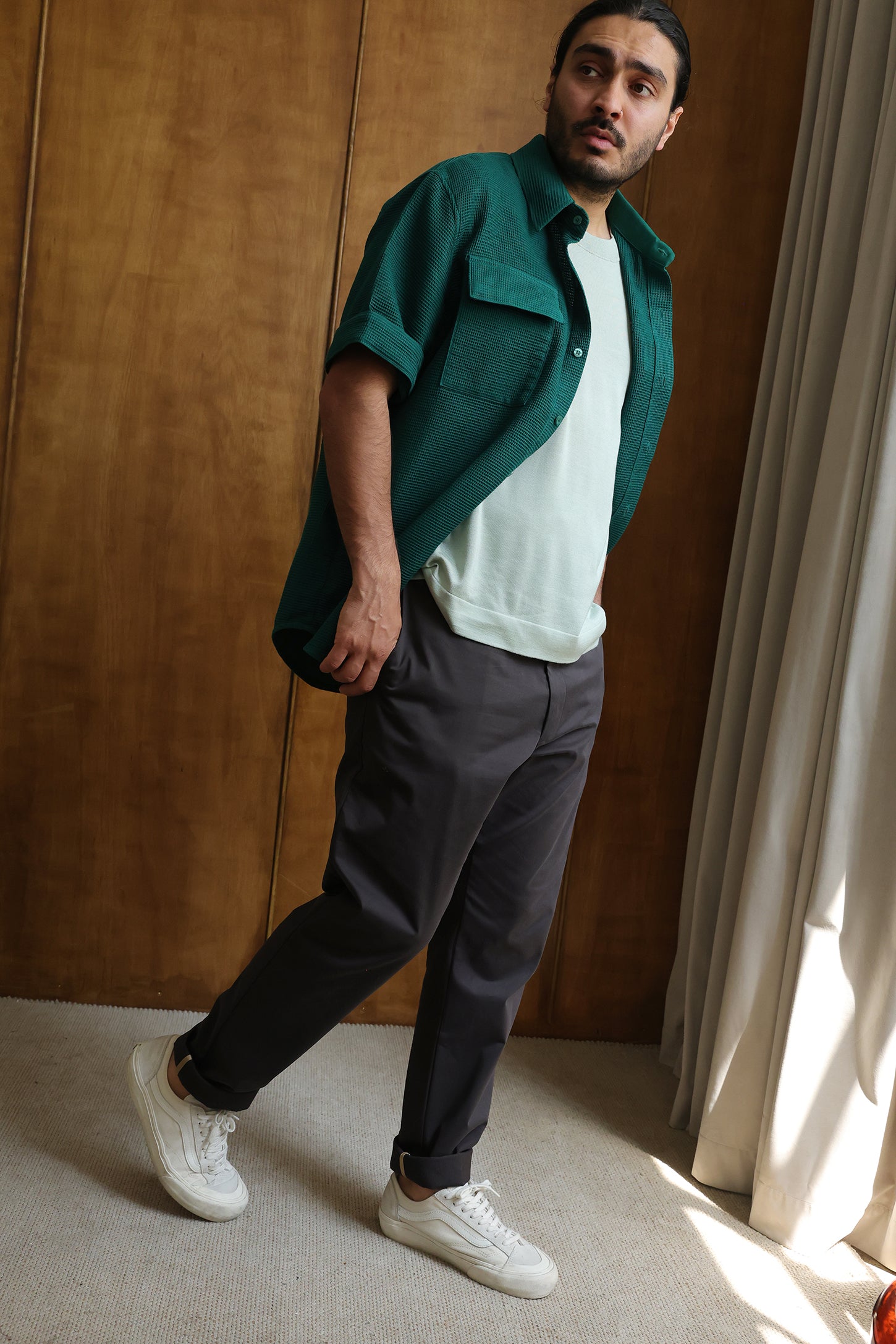 GENE - The Onyx Jude Cotton Trouser