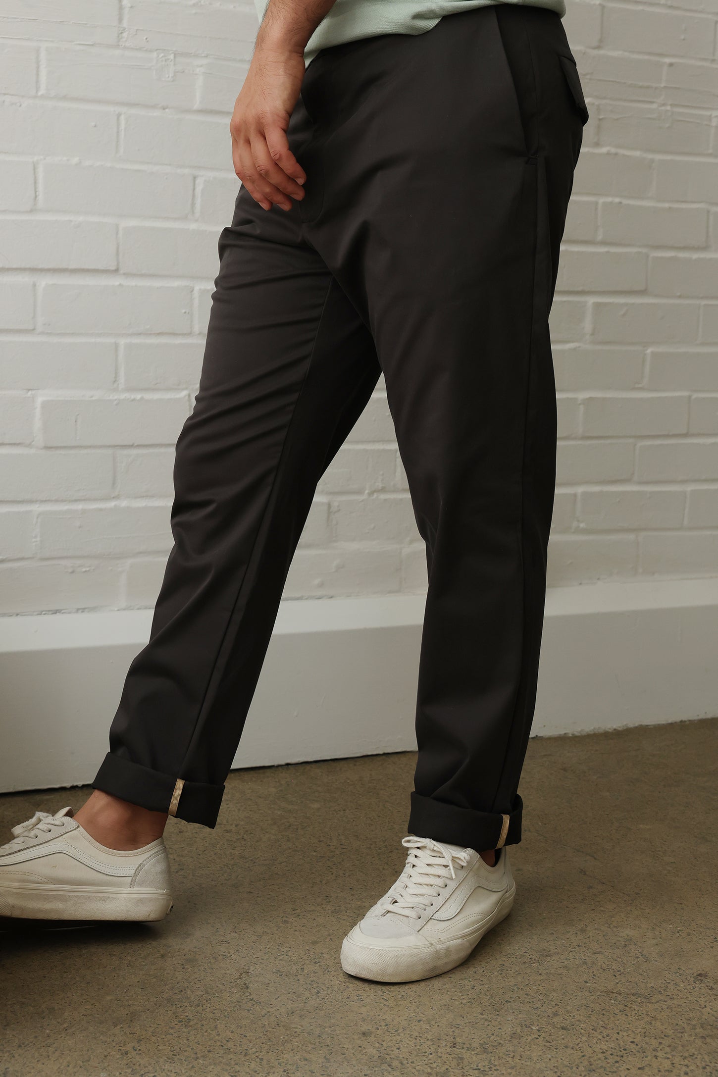 GENE - The Onyx Jude Cotton Trouser