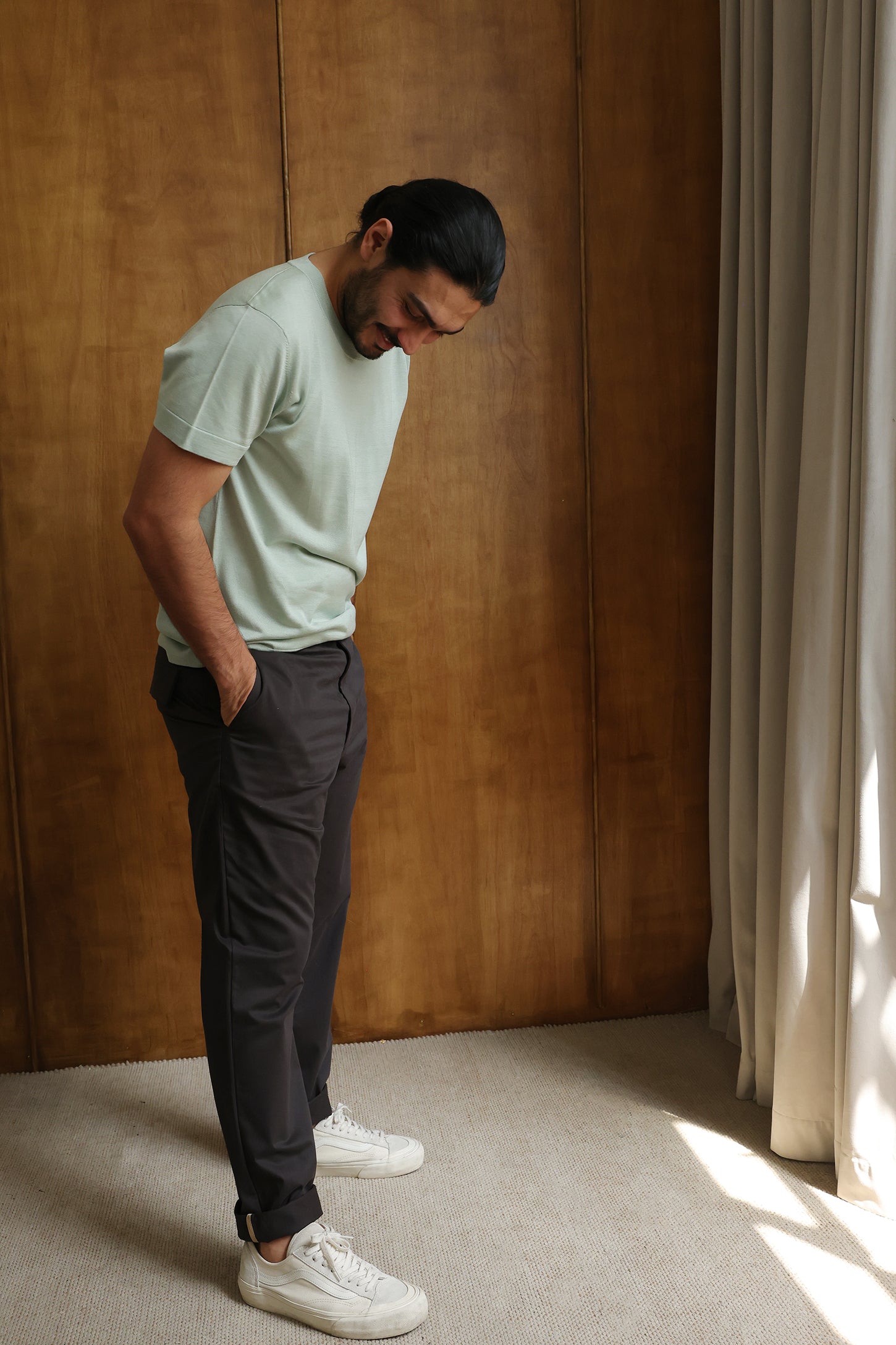 GENE - The Onyx Jude Cotton Trouser