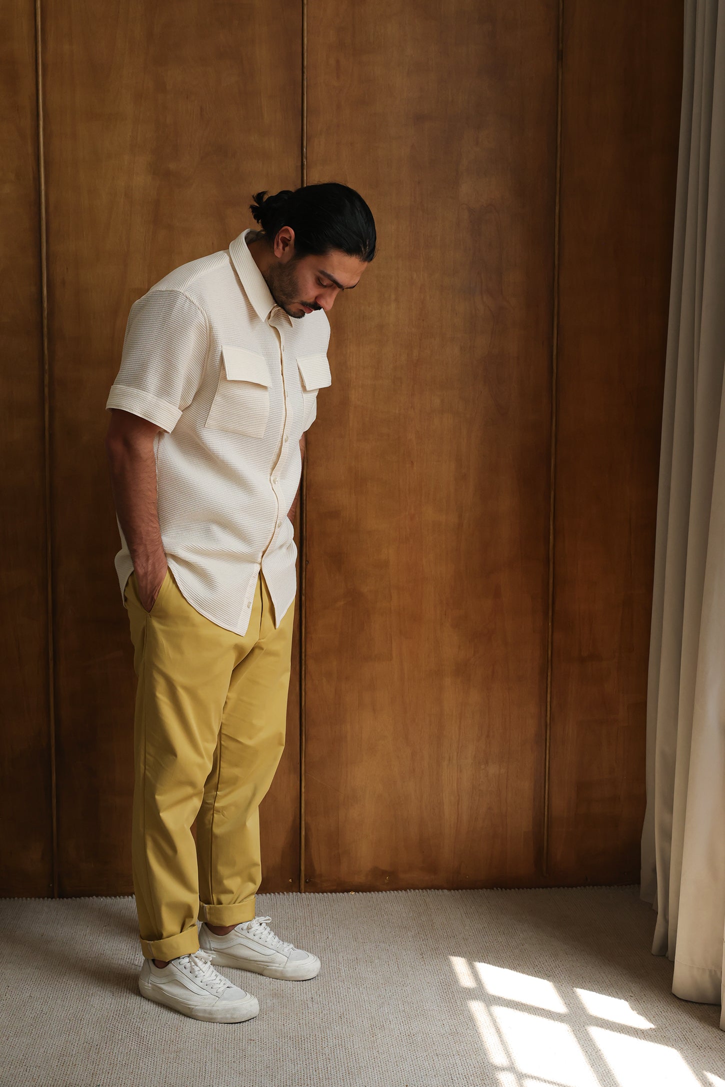 GENE - Miel  Jude Cotton Trousers