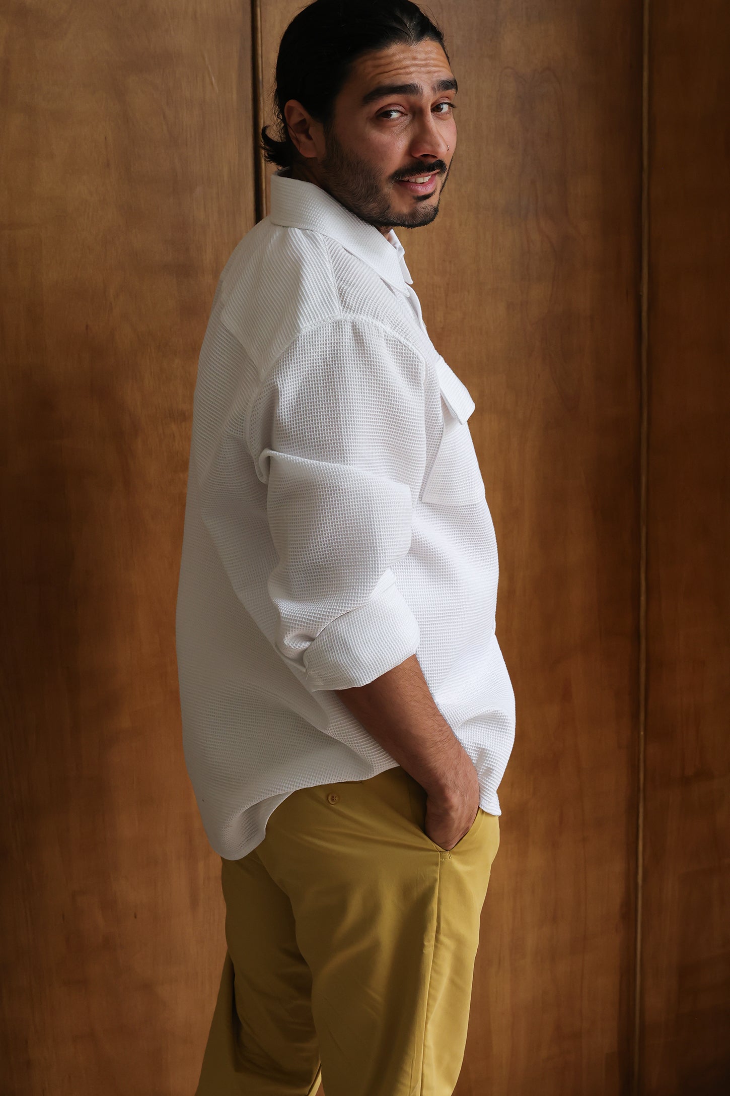 GENE - Miel  Jude Cotton Trousers