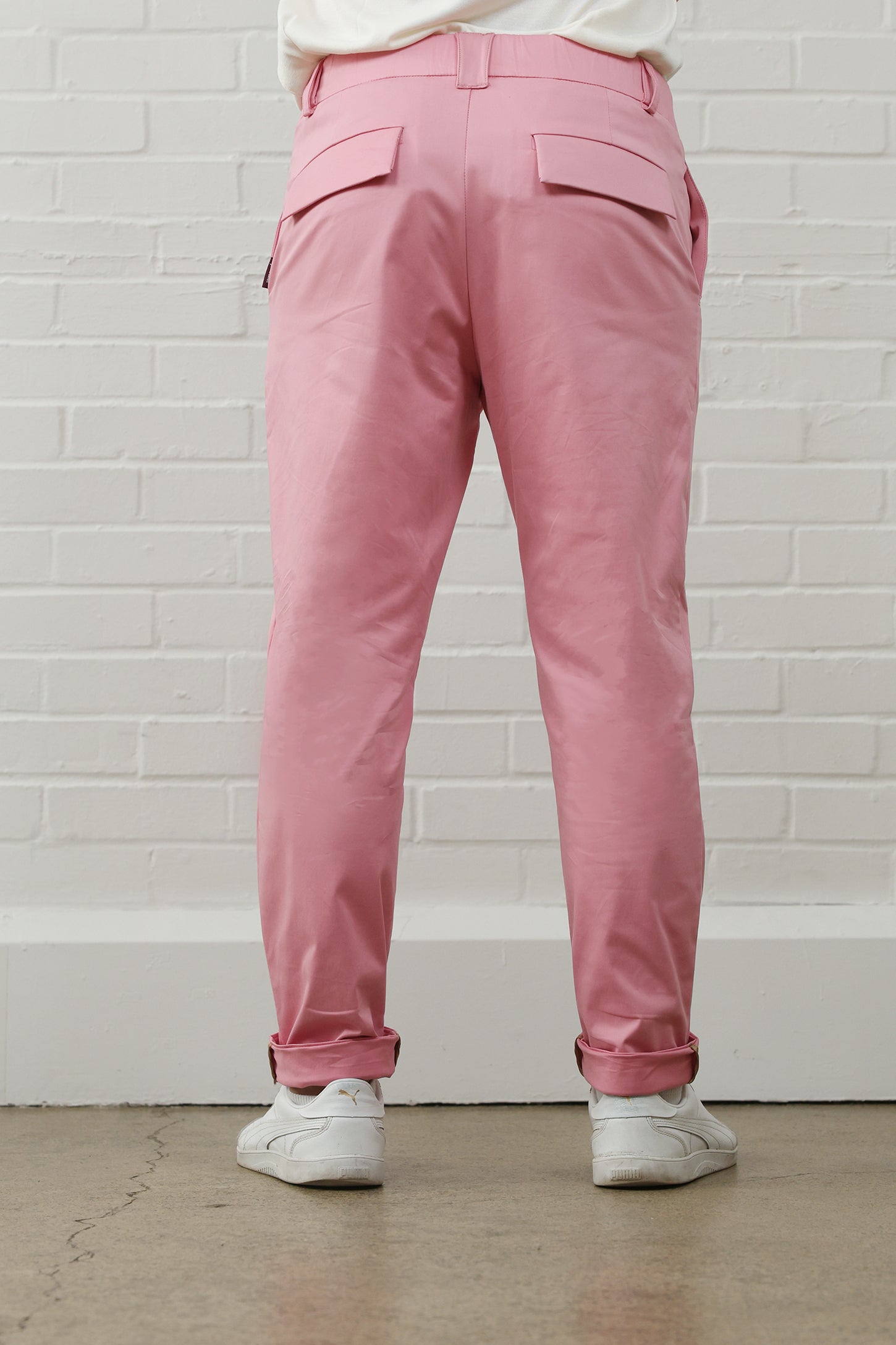 GENE - Pink Jude Cotton Trousers